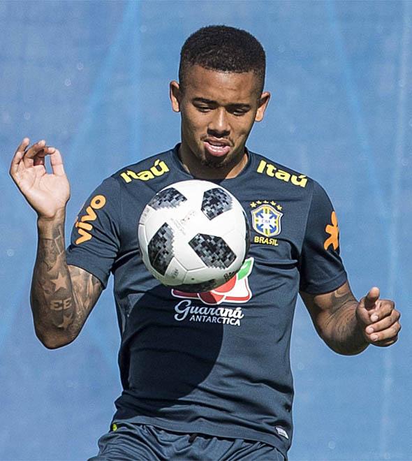 Gabriel Jesus admite ansiedade para estreia na Copa do Mundo (AFP)