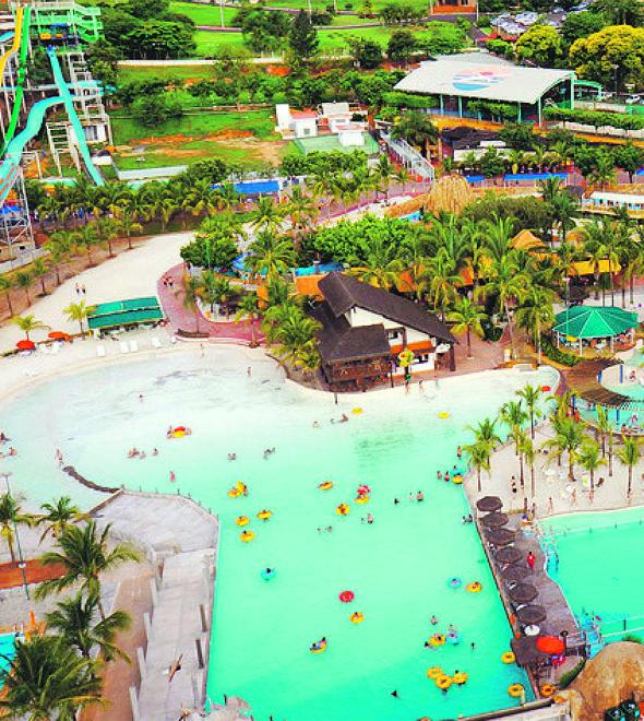 O Enjoy Olímpia Park Resort: o empreendimento hoteleiro, que contou com um investimento de R$ 400 milhões, chega com o objetivo de impulsionar ainda mais o turismo da estância (Divulgação)