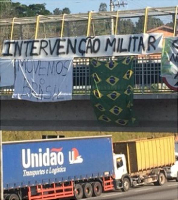 Planalto identifica três movimentos 'infiltrados' (Reprodução)