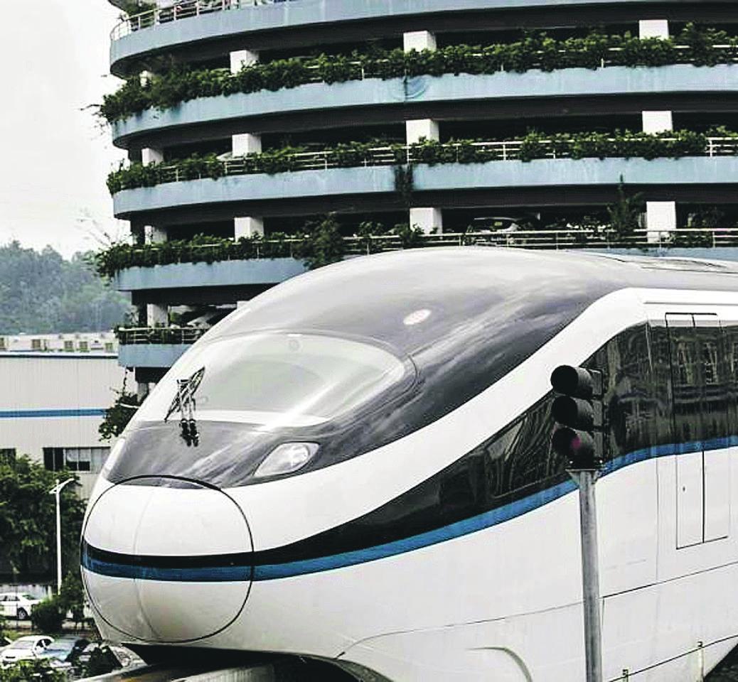 Modelo que será instalado em Salvador é o Skyrail, que circula desde 2016 na cidade de Shenzhen, na China (Divulgação)