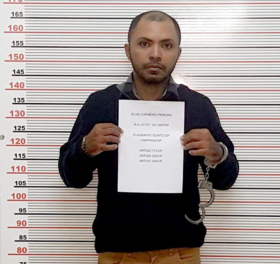 Nesta quarta-feira (23) pela manhã, pelo menos quatro donos de estacionamentos foram no DP e reconheceram o suspeito (Divulgação)