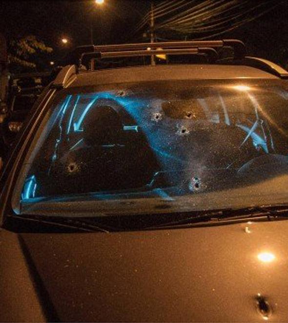 Delegado aposentado e filha são baleados (Divulgação)