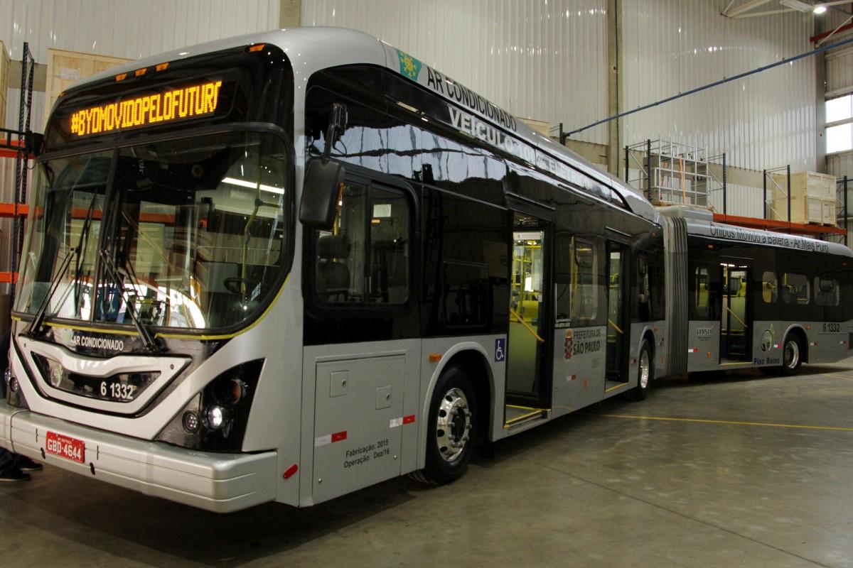 Ônibus elétrico: fábrica da BYD (Build Your Dreams) Energy, multinacional chinesa do segmento de energia e veículos movidos a eletricidade (Cedoc/RAC)