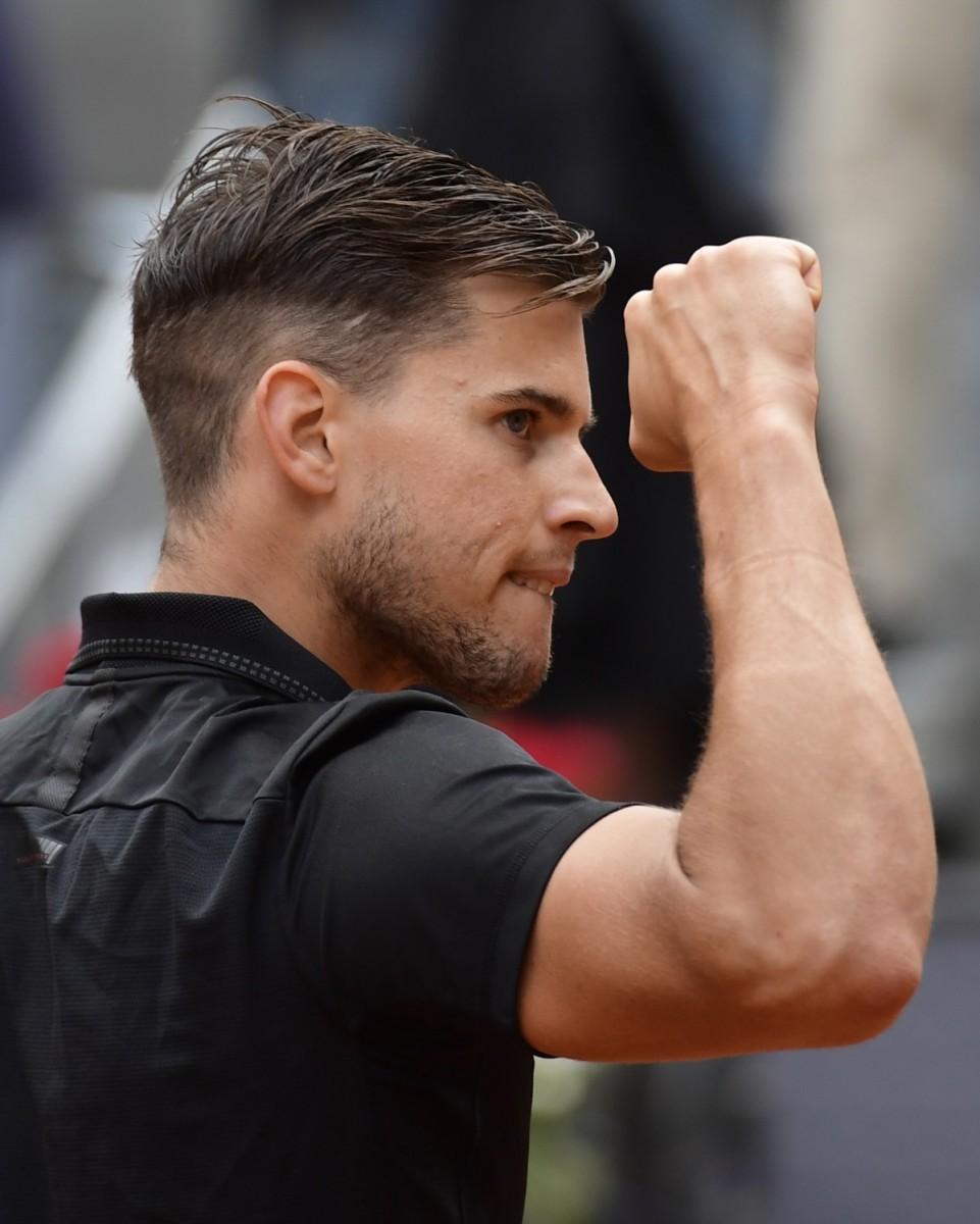 Dominic Thiem vence sul-africano e avança à final dos Masters 1000 de Madri (AFP)