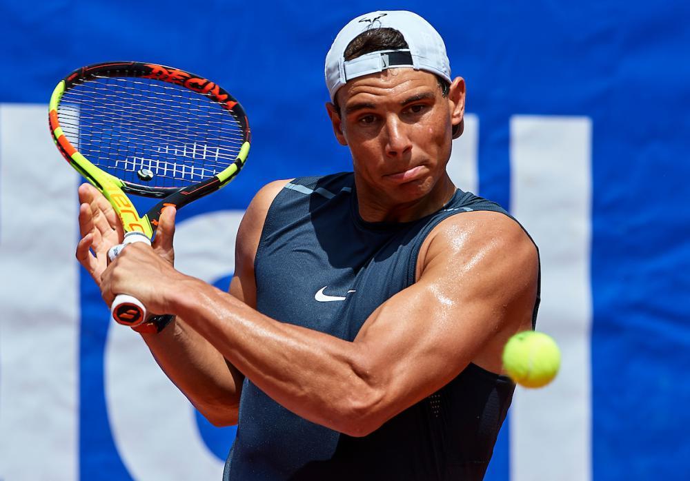 Rafael Nadal durante Torneio de Barcelona (AFP)