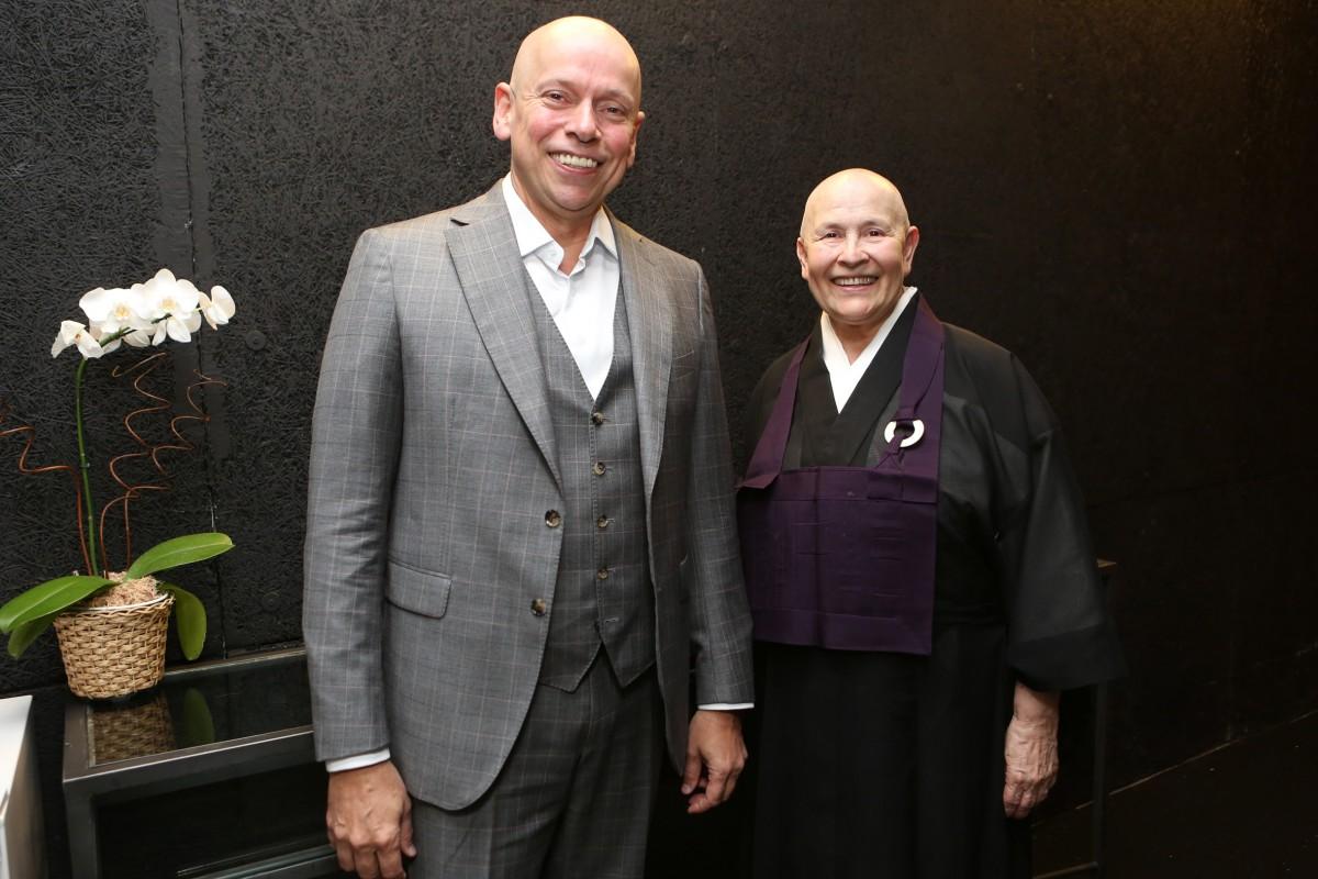 Leandro Karnal e Monja Coen (Guilherme Gongra/AAN)