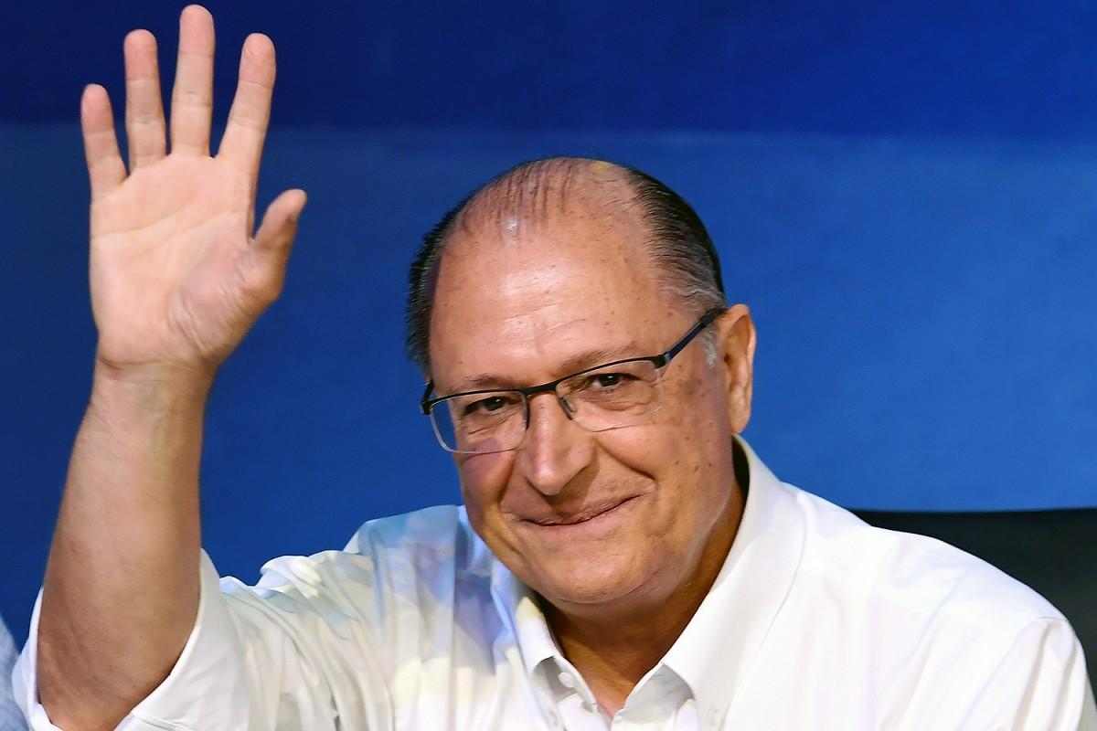 A cerimônia teve um tom de despedida e de apoio à candidatura presidencial de Alckmin. (Evaristo Sa/AFP)