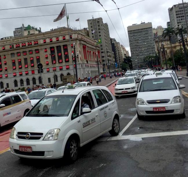 Com o aplicativo, o motorista escolhe o desconto que deseja oferecer ao passageiro (Paulo Pinto/ Fotos Públicas)