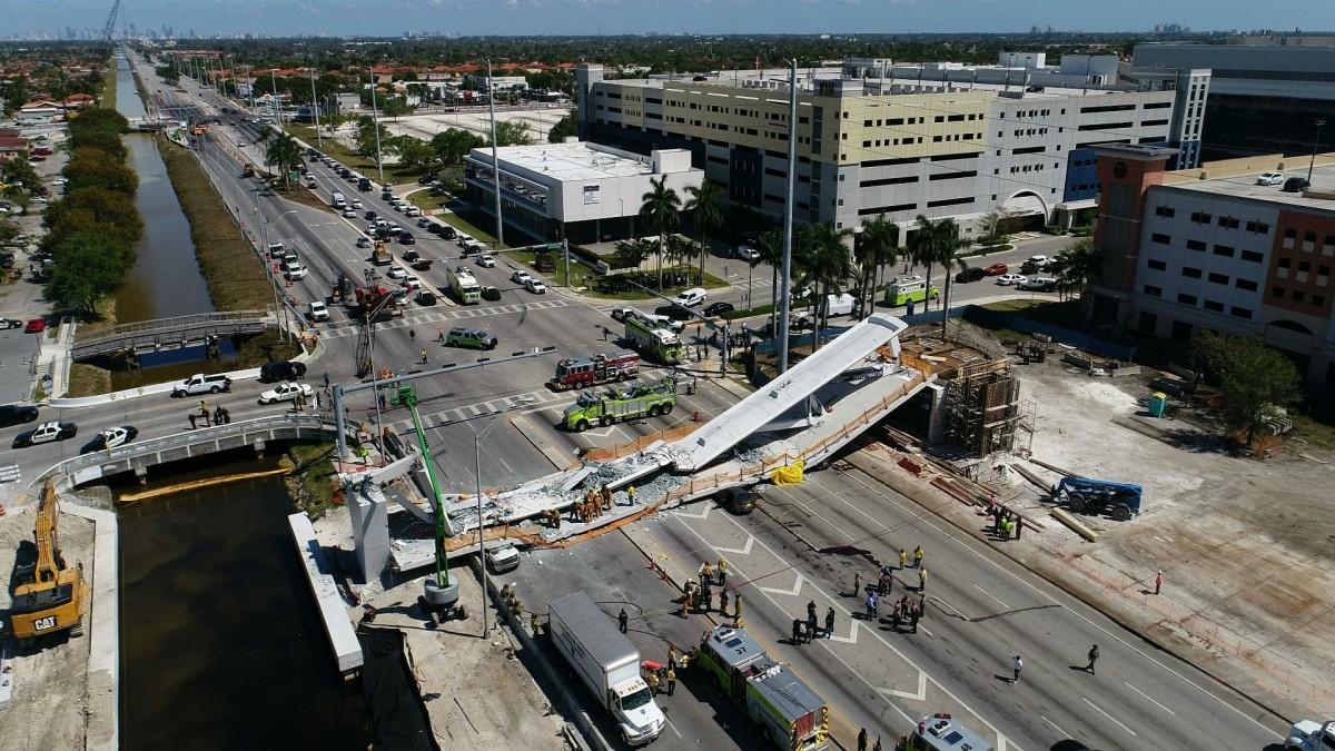 A obra recém construída atravessava uma rodovia de oito faixas e ainda não tinha sido inaugurada. (Divulgação)