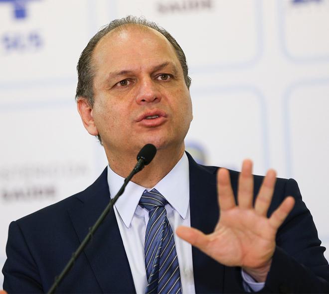 Ricardo Barros reforçou que o Ministério da Saúde determinou a vacinação de 400 mil pessoas para bloquear a possibilidade do sarampo retornar. (Marcelo Camargo/Agência Brasil)
