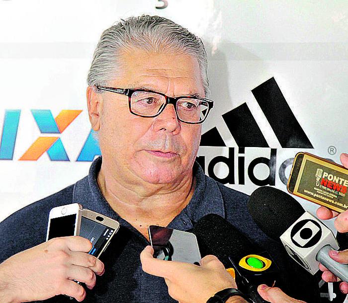 O presidente José Armando Abdalla convocou uma entrevista coletiva (DENNY CESARE)