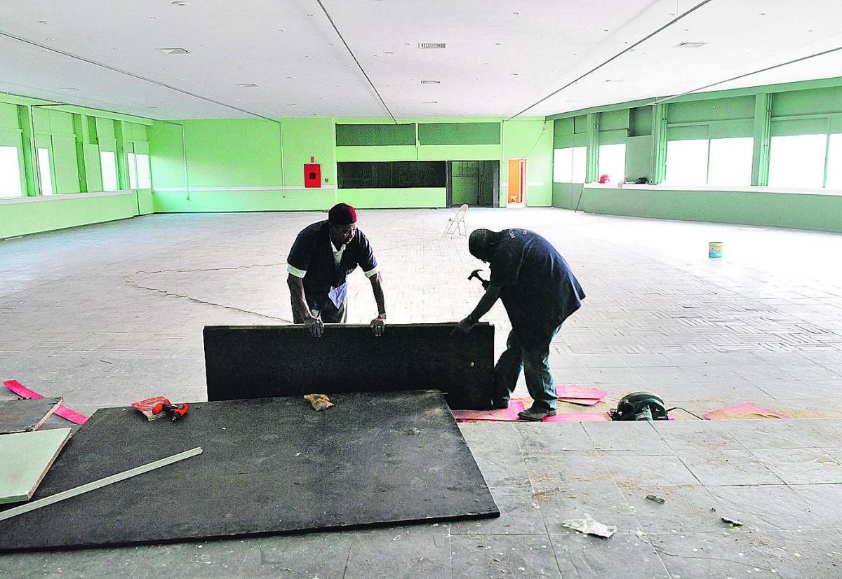 Imóvel passa por adequações para a instalação de tatames, equipamentos de ginástica e musculação: rede campineira ganha um novo ginásio r
 (Leandro Ferreira/AAN)