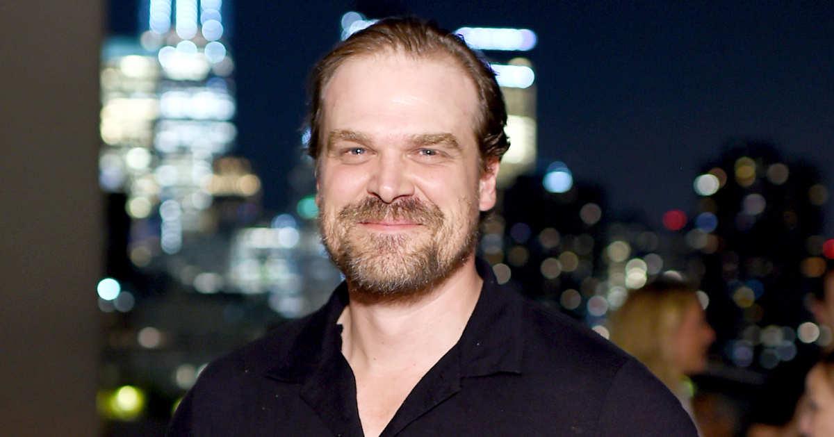 Graças a uma brincadeira e ao poder das redes sociais, o ator David Harbour, que interpreta o Xerife Hopper em Stranger Things, pôde finalmente dançar ao lado de pinguins na Antártida, em uma ação do Greenpeace (Reprodução)