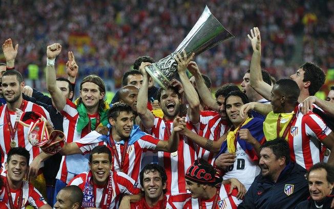 Atlético de Madrid, vice-campeão europeu em 2014 e 2016, volta nesta quinta-feira à Liga Europa, após a eliminação precoce na Champions (AFP)