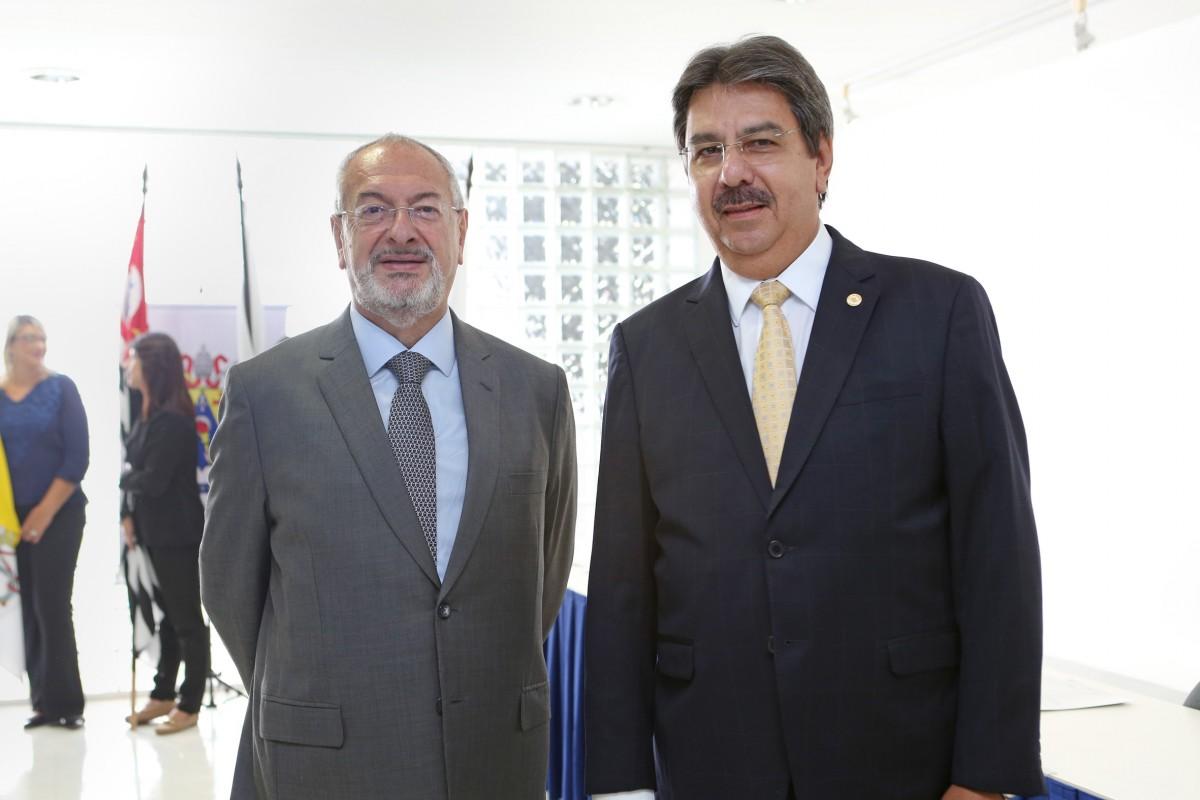José Renato Nalini e Fernando Da Silva Borges (Guilherme Gongra/AAN)