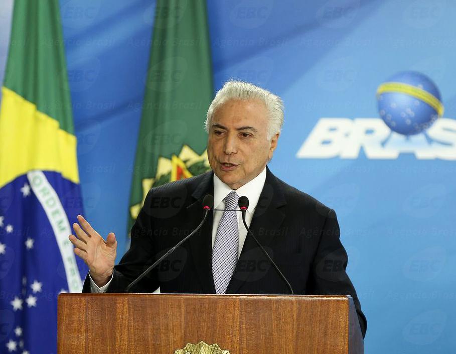 O presidente Michel Temer participa do lançamento do Documento Nacional de Identificação (digital e biométrico), no Palácio do Planalto (Marcelo Camargo/Agência Brasil)