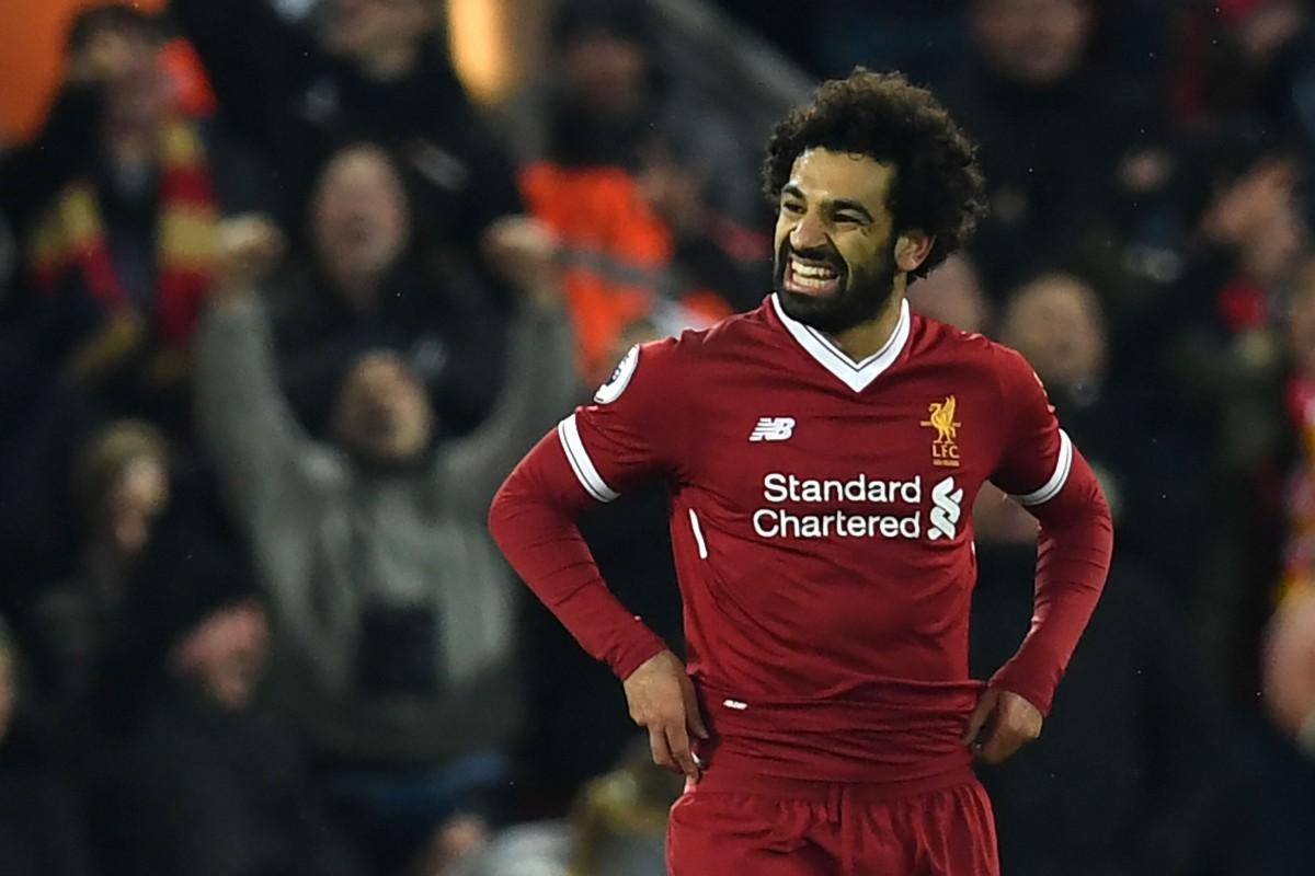 O egípcio Mohamed Salah marcou os dois gols dos Reds (AFP)