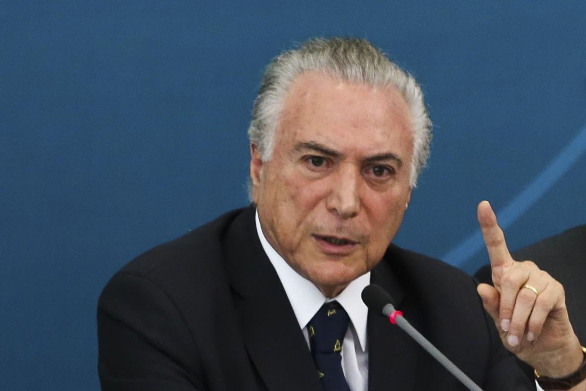 Michel Temer elogiou ainda o desempenho do setor e disse que conseguiu levar adiante a agenda de reformas graças ao apoio do agronegócio (Divulgação)