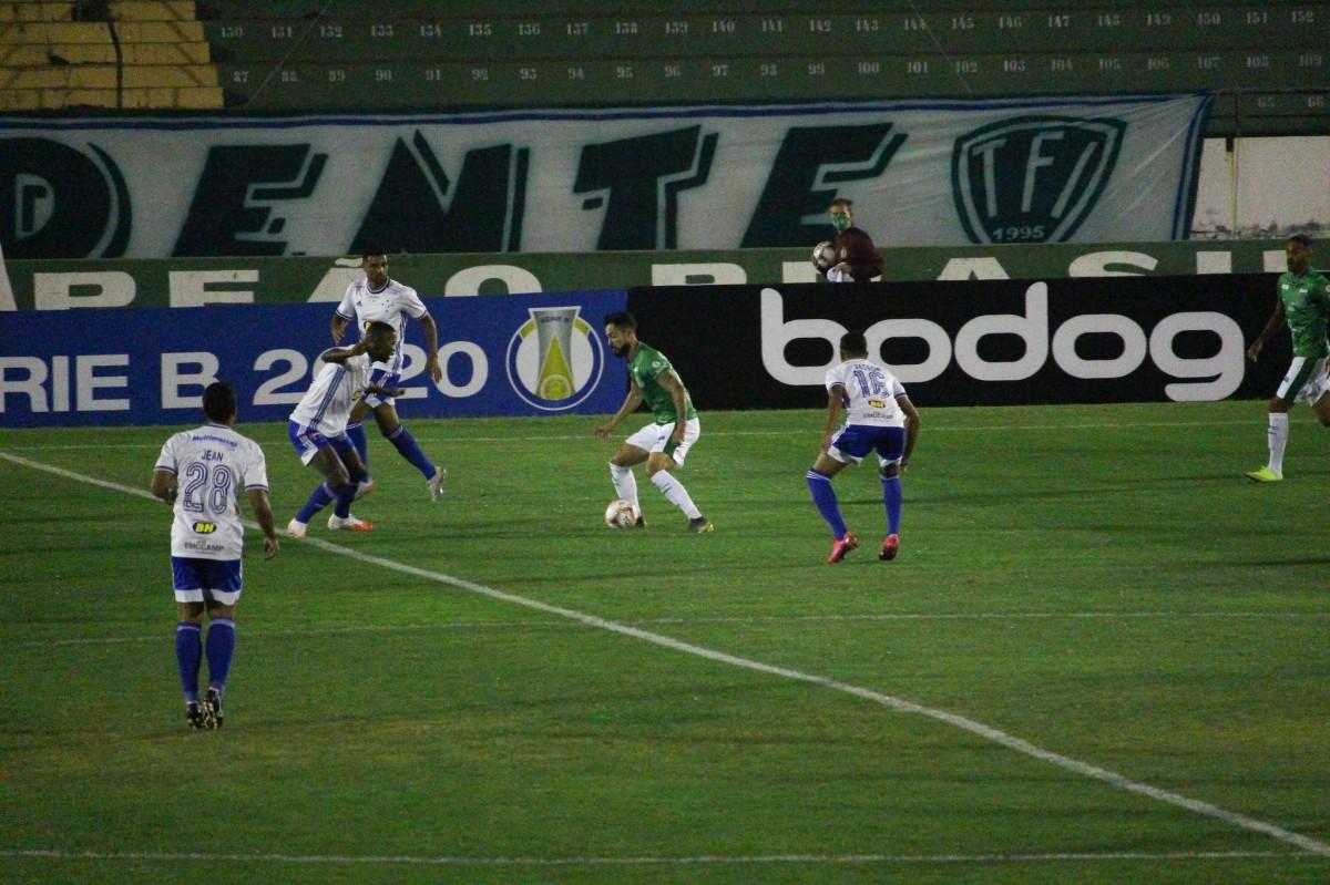 No primeiro turno, o Cruzeiro derrotou o Guarani por 3 a 2 no Brinco de Ouro (David Oliveira/Guarani FC)