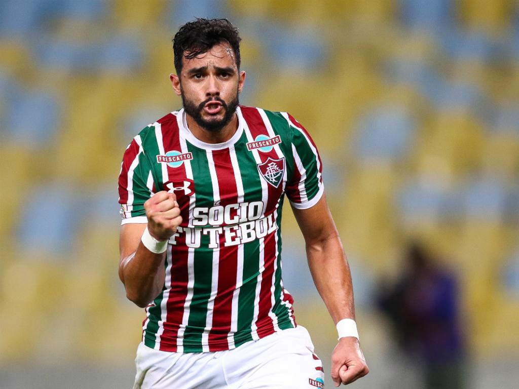 Artilheiro do Campeonato Brasileiro de 2017 pelo Fluminense, Henrique Dourado foi anunciado oficialmente como terceiro reforço do Flamengo para temporada (AFP)