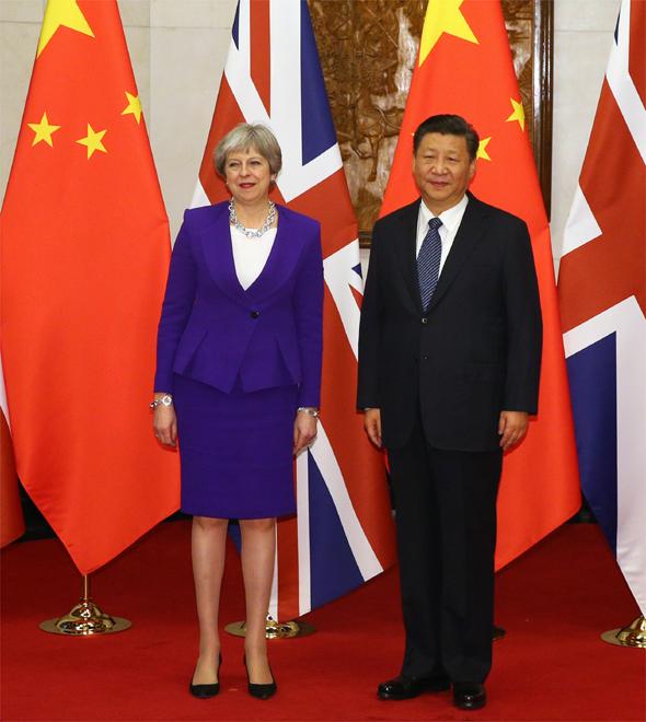 May tenta vender ambição comercial britânica no pós-Brexit em Pequim (Divulgação)