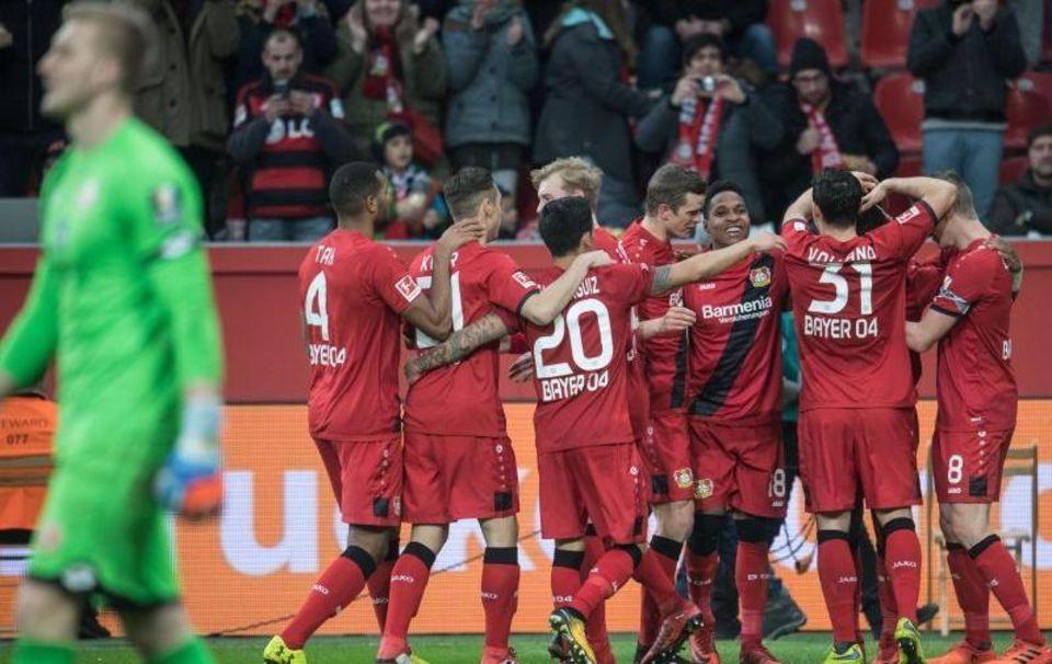 Bayer Leverkusen retomou a vice-liderança do Campeonato Alemão (AFP)