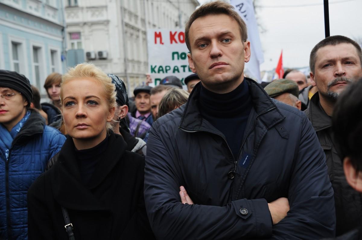 Alexei Navalny foi detido durante manifestação convocada por ele contra o presidente russo, em Moscou (Kommersant Photo)