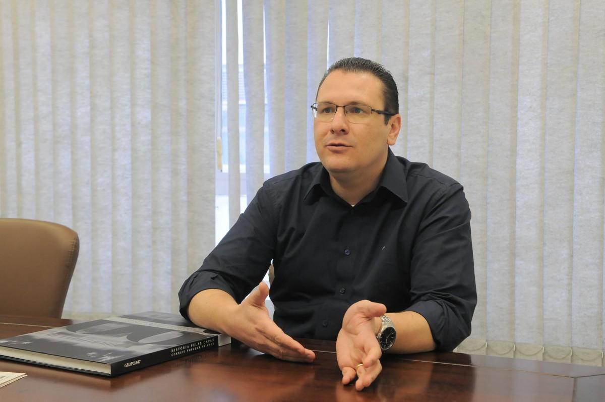 O presidente da Câmara Municipal de Campinas, Rafa Zimbaldi (PP). em entrevista ao Correio (Guilherme Gongra/AAN)