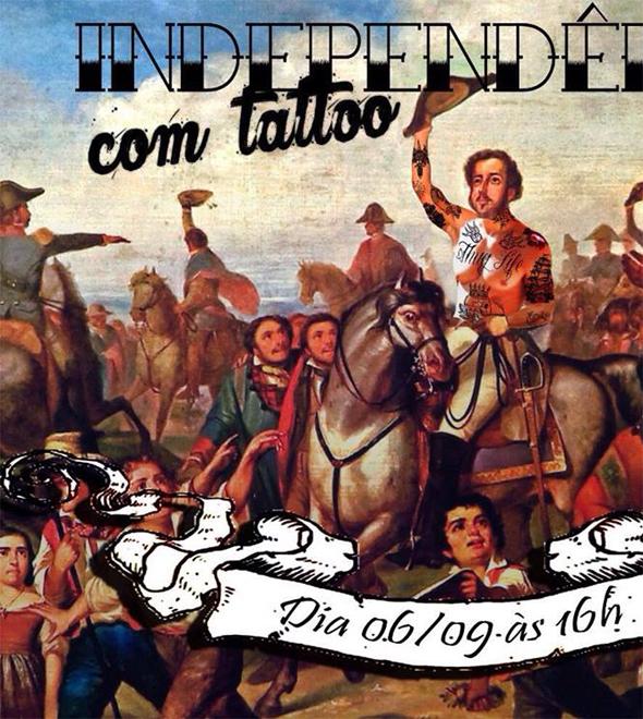 Goma realiza exposição 'Independência com Tattoo' (Divulgação)