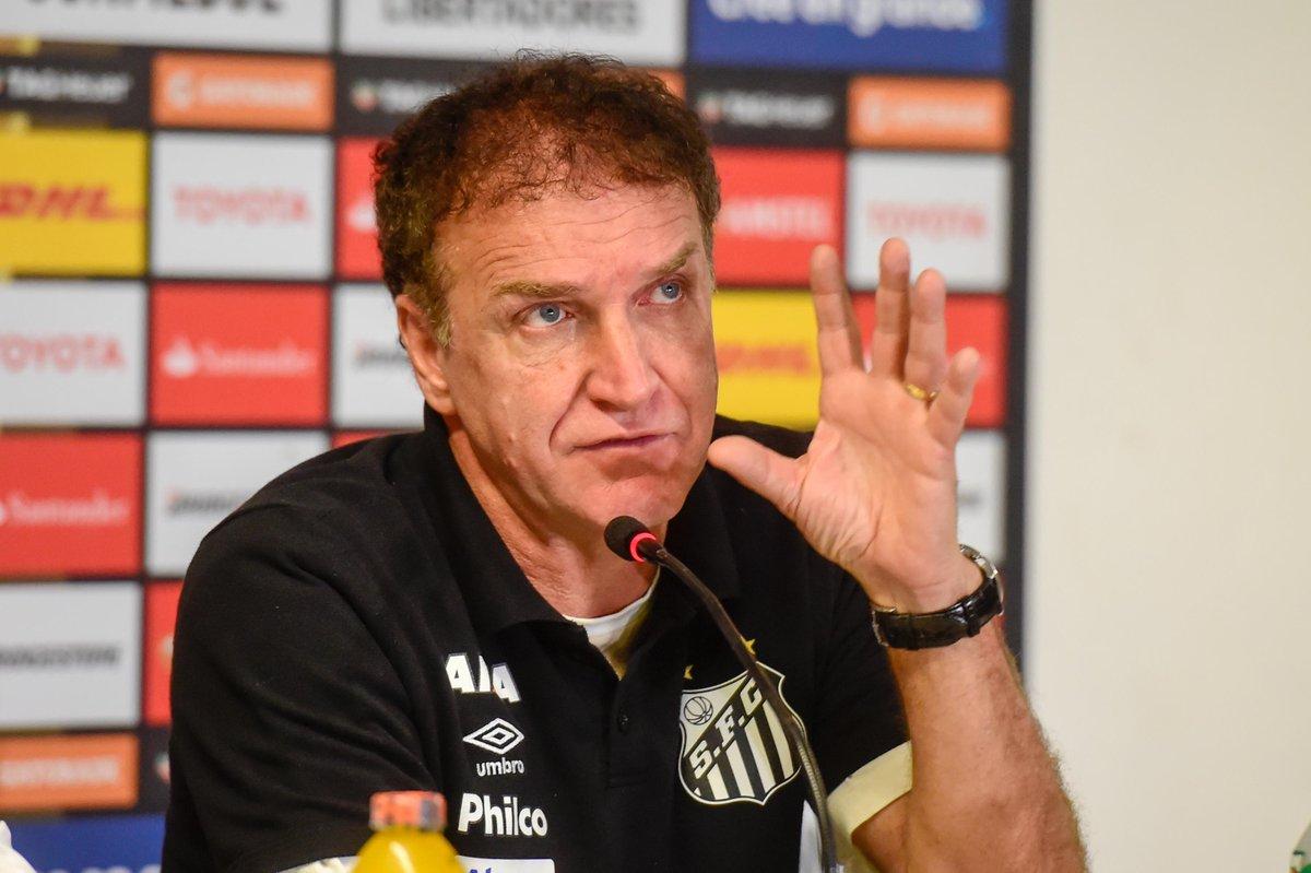Cuca nega ter pedido desculpas a presidente por criticas à diretoria do Santos (Divulgação/Santos)
