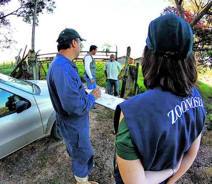 Equipe da Prefeitura faz varredura na região rural em busca de morcegos (Divulgação)