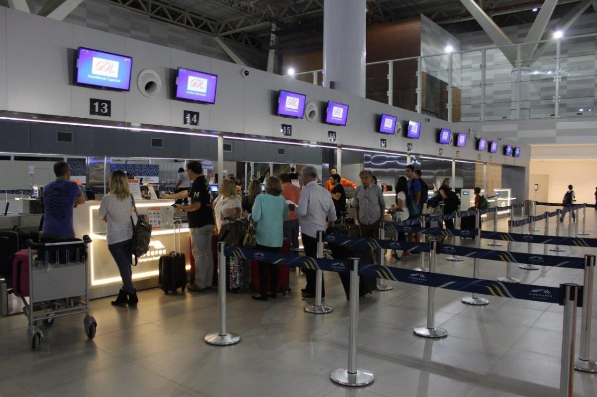 A expectativa é que pelo menos 154 mil pessoas embarquem ou desembarquem pelo terminal de passageiros do aeroporto entre os dias 9 e 15 de fevereiro. (Divulgação/Aeroportos Brasil Viracopos)