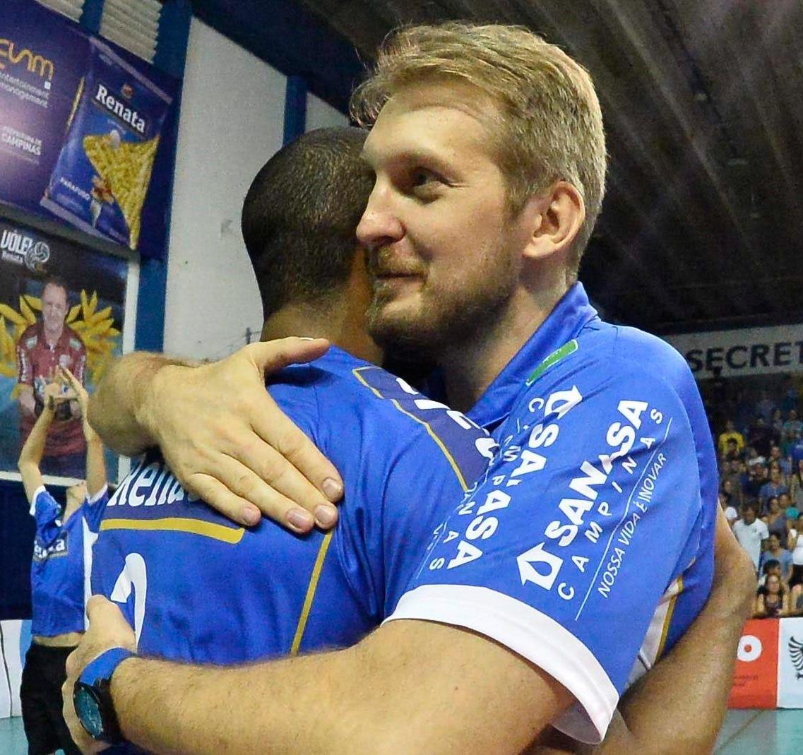 Medalha de ouro em Atenas-2004, André Heller assumiu desafio diferente quando veio jogar em Campinas (Vôlei Renata/Divulgação)