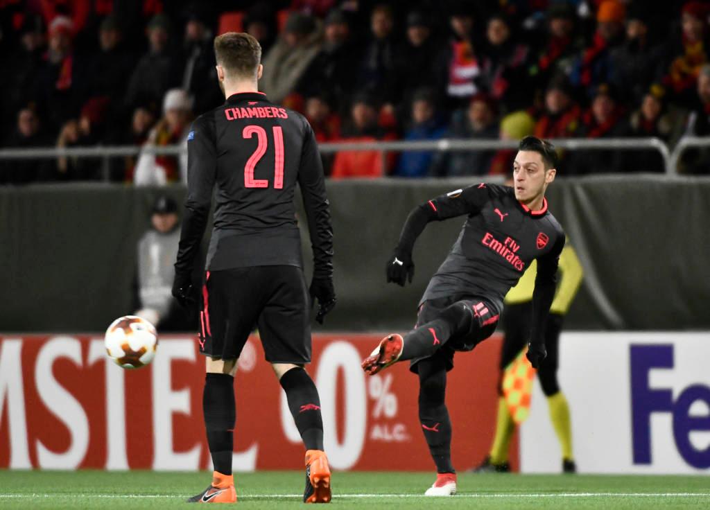 Arsenal não teve trabalho para confirmar o favoritismo e passar pelo Östersunds nesta quinta-feira (AFP)