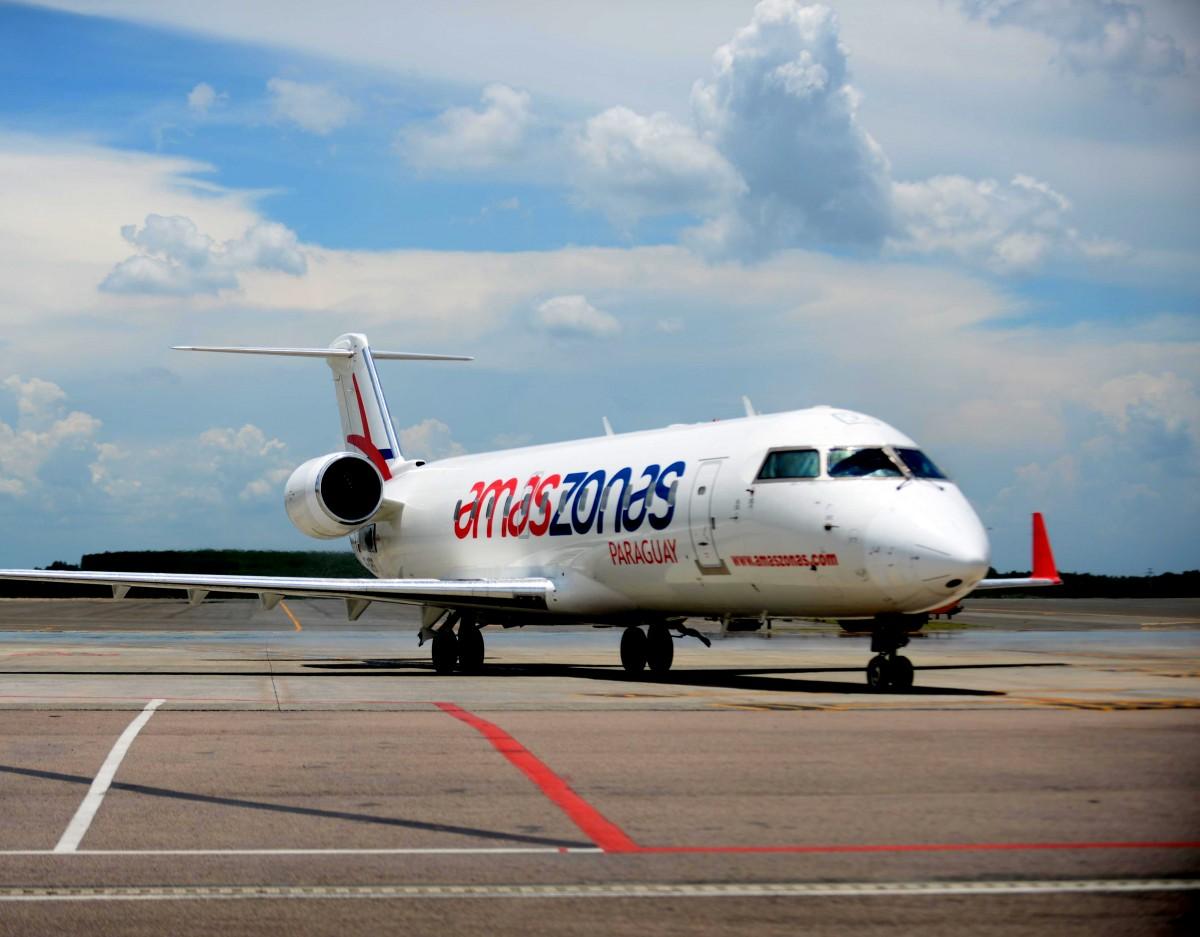 Amaszonas, que iniciou recentemente um voo para Assunção, capital do Paraguai, é uma das companhias aéreas responsáveis pelo sucesso na categoria (Patrícia Domingos)