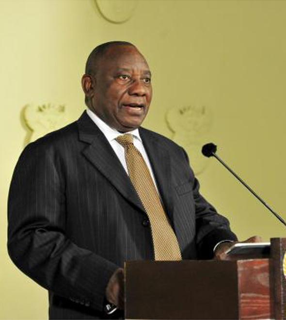 Presidente, Cyril Ramaphosa (Agência Brasil)