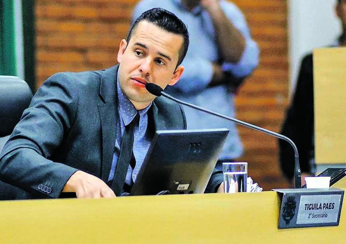 O vereador Tiguila Paes (PPS), presidente de Comissão Processante: "A Câmara nunca tinha enfrentado uma questão dessa magnitude" (Divulgação)