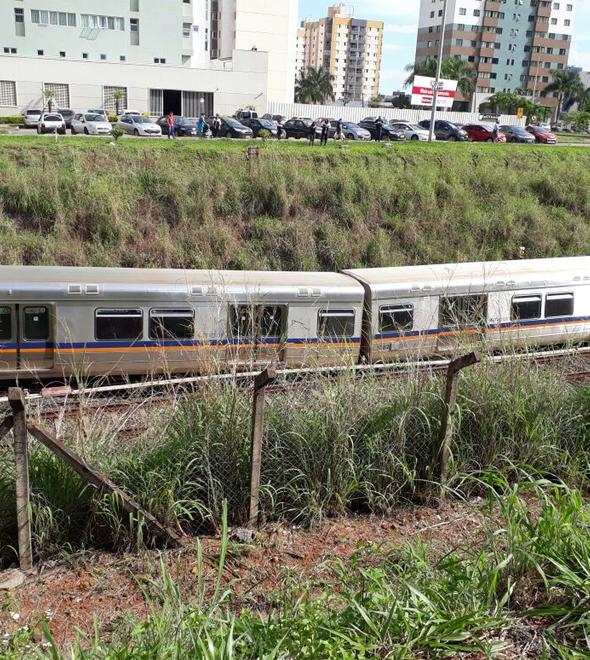 De acordo com o Companhia do Metropolitano do Distrito Federal (Metrô/DF), o acidente ocorreu por volta das 9h. (Divulgação)