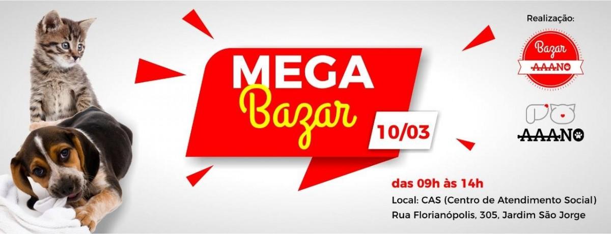 Bazar para ajudar animais acontece neste sábado. (Divulgação)