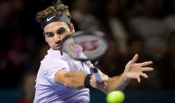 Em busca do seu oitavo título do Torneio da Basileia, Roger Federer garantiu vaga na decisão da competição com uma vitória arrasadora neste sábado (Getty Images)