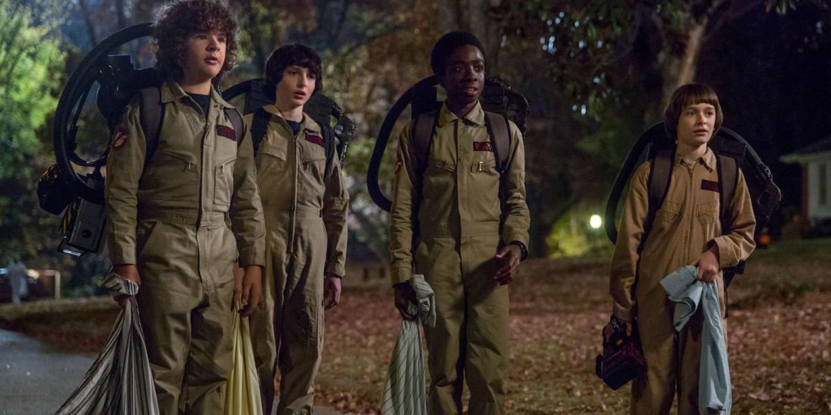 Cena de um dos episódios da segunda temporada de 'Stranger Things' (Divulgação)