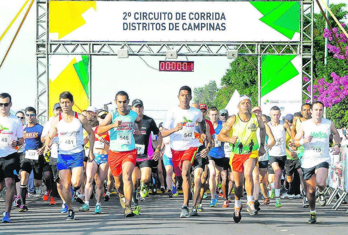 Atletas participam da segunda edição da corrida de distritos realizada ano passado, no distrito de Campo Grande (Cedoc)