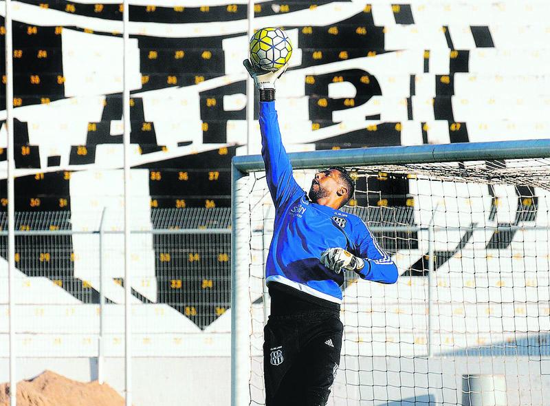 Aranha lembra que depois do Cruzeiro, a Ponte volta a jogar no Majestoso contra o Palmeiras: "Essas duas partidas poderão nos dar tranquilidade"  (Cedoc)