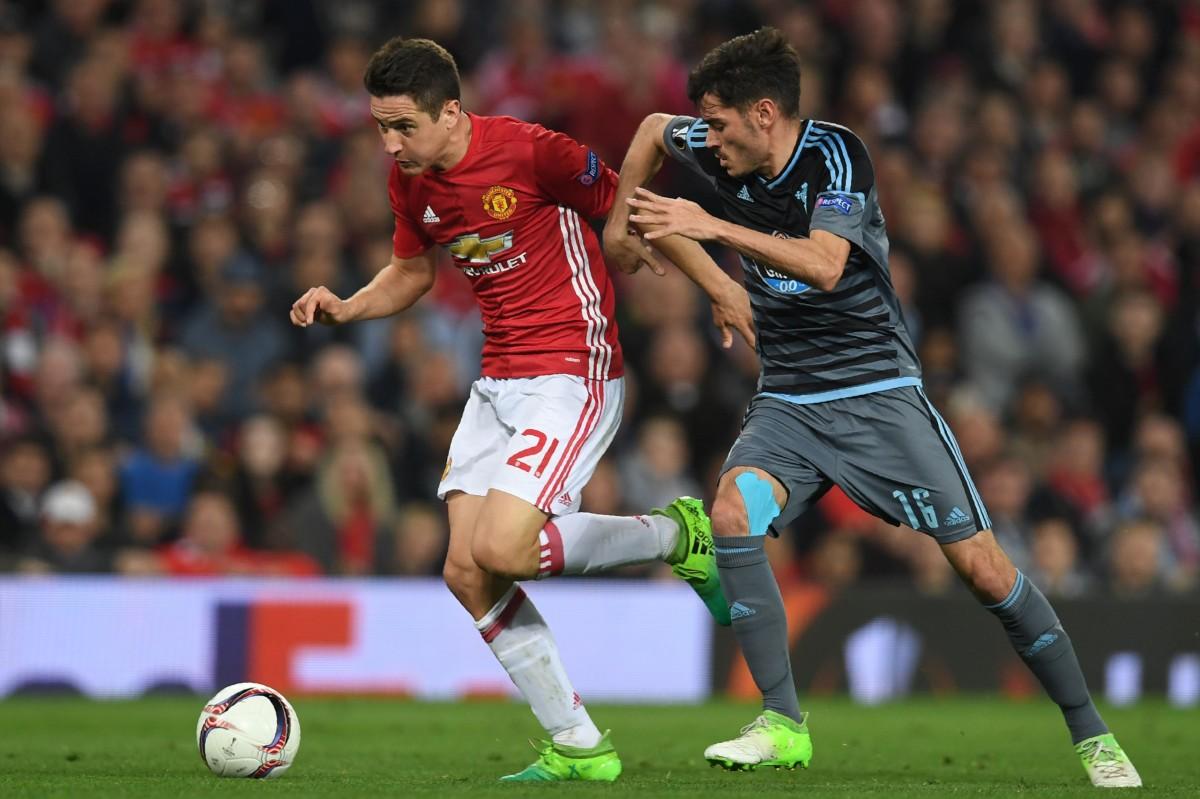 Precisando reverter a vantagem do Manchester United, o Celta começou a partida no ataque (France Press)