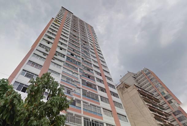 Prédio de onde o bebê foi arremessado está localizado na Avenida Goiás, a principal da região central de Goiânia (Google StreetView)
