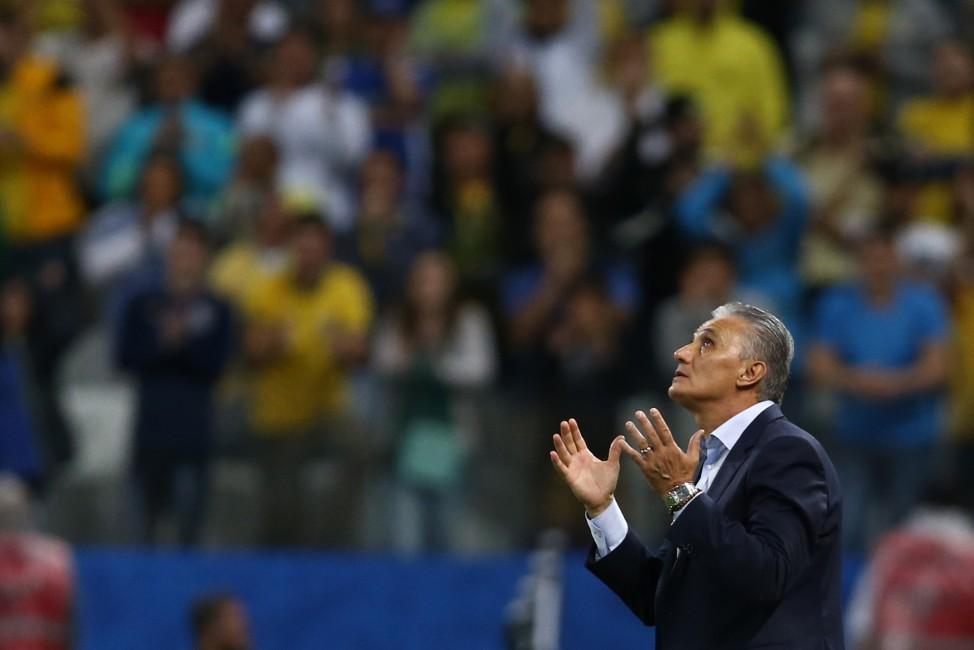 O técnico Tite ainda acredita que a Seleção Brasileira precisa de tempo para se consolidar da forma que ele imagina. (Lucas Figueiredo/CBF)