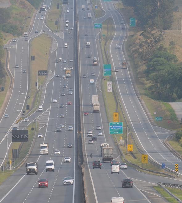 O maior movimento foi verificado pela AutoBan, que administra as rodovias Anhanguera (SP-330) e Bandeirantes (SP-348) (Matheus Pereira/AAN)