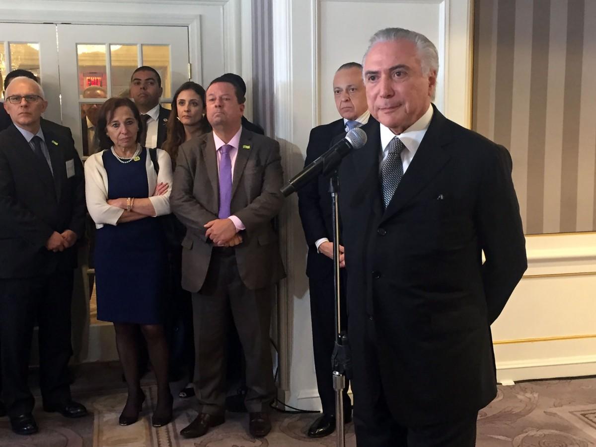 O presidente Michel Temer não participará, na próxima semana, da histórica firma do acordo de paz (Leila MACOR / AFP)