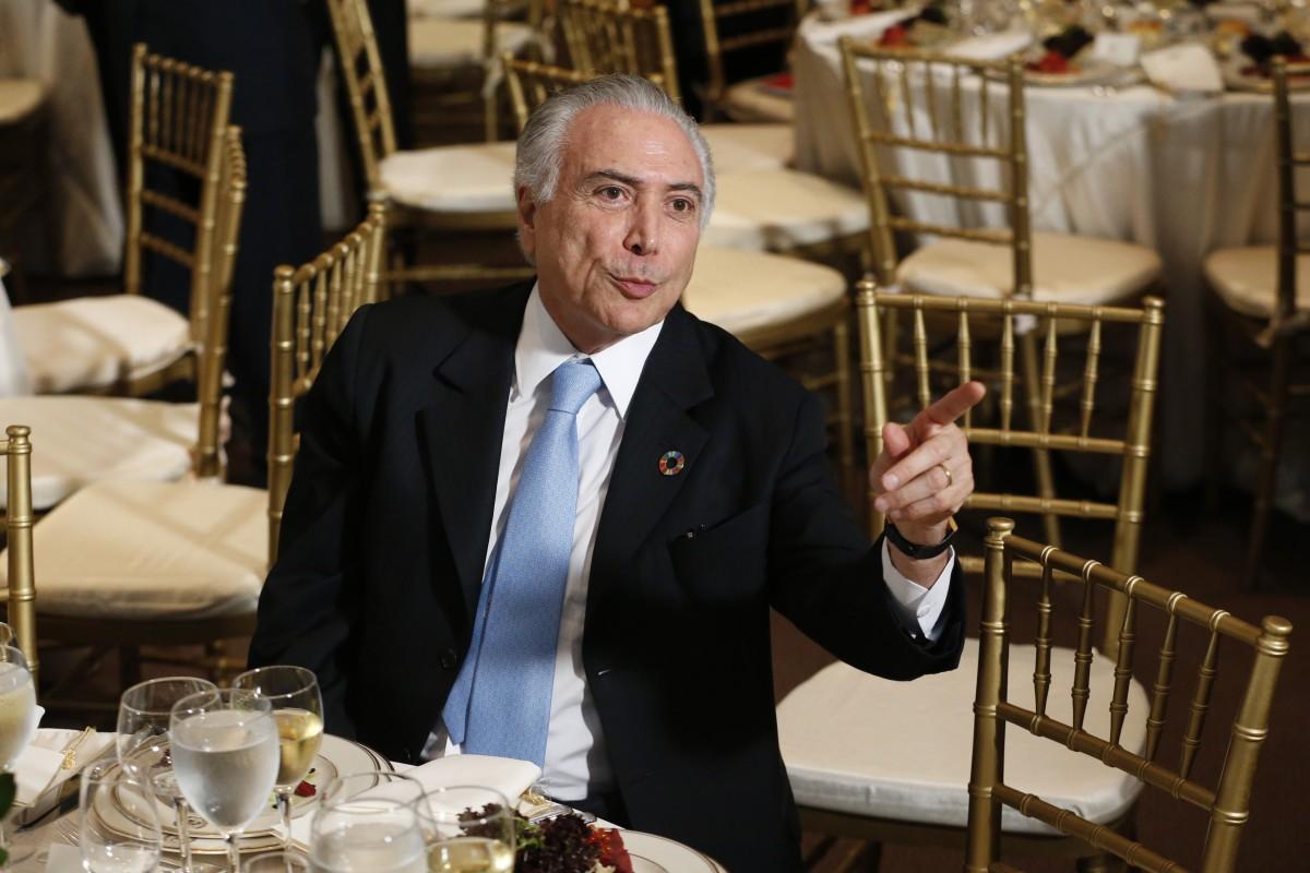 O presidente Michel Temer (LUCAS JACKSON / POOL / AFP)