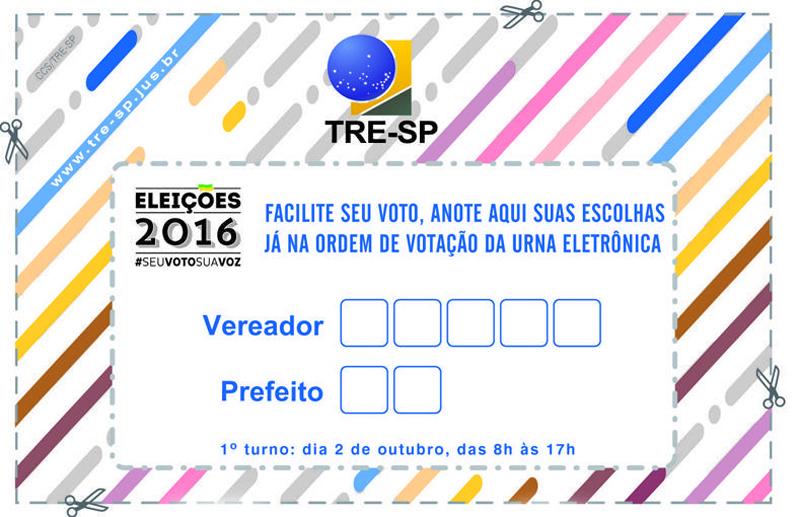 Imprima a cola e leve junto no dia 2 de outubro (.)